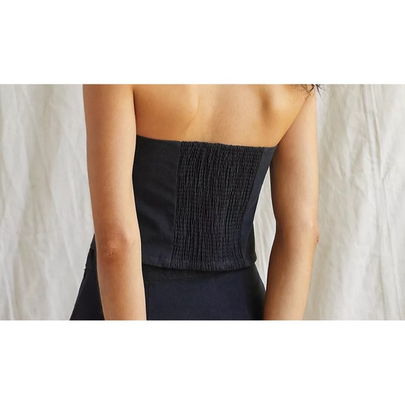 Anthropologie Maeve Embroidered Tube Top NWT Size 14 & 16W - Picture 4 of 16